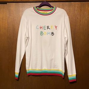 Golf Wang Cherry Bomb Sweater White Size Small